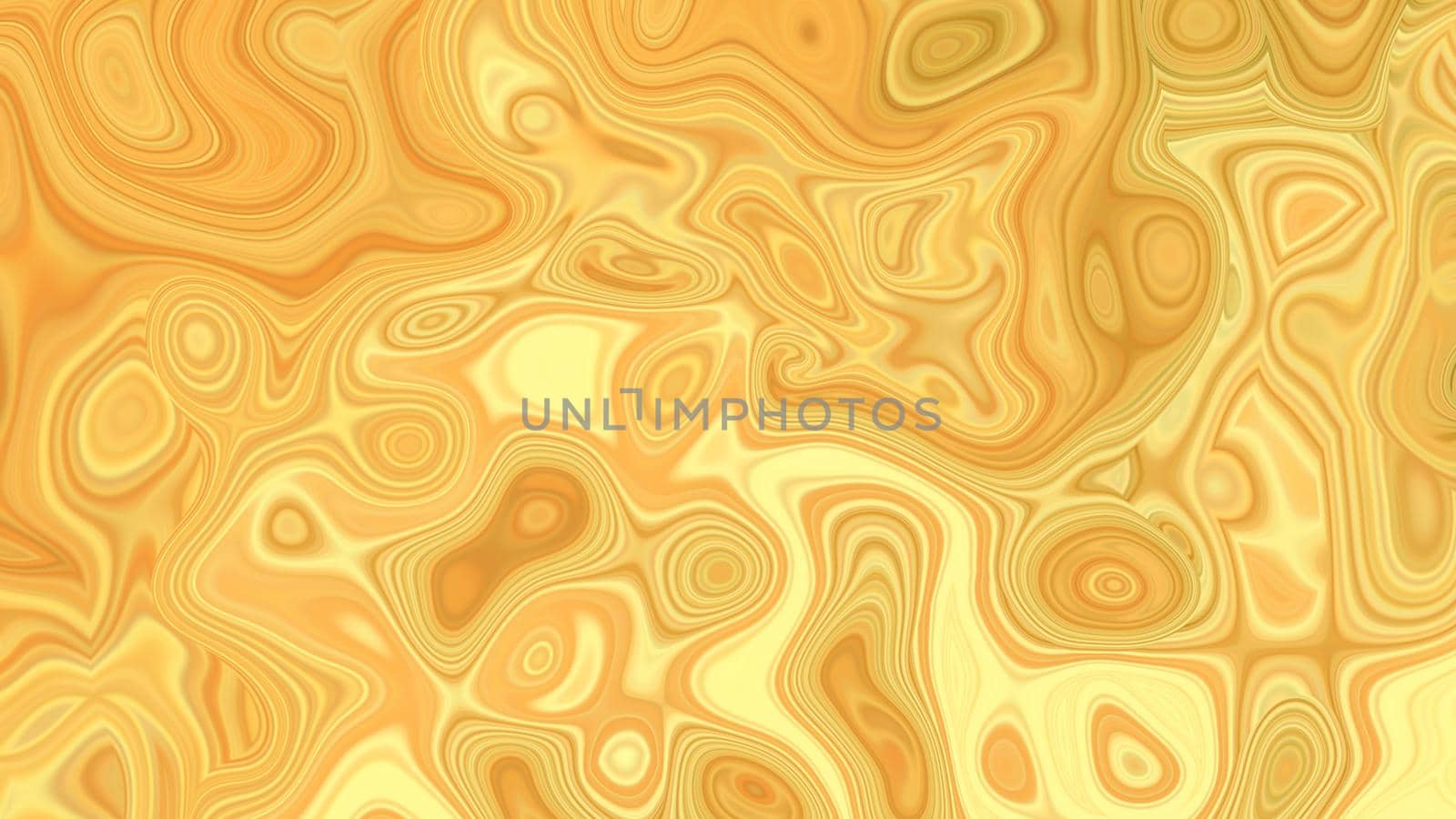 Abstract yellow textured liquid background.