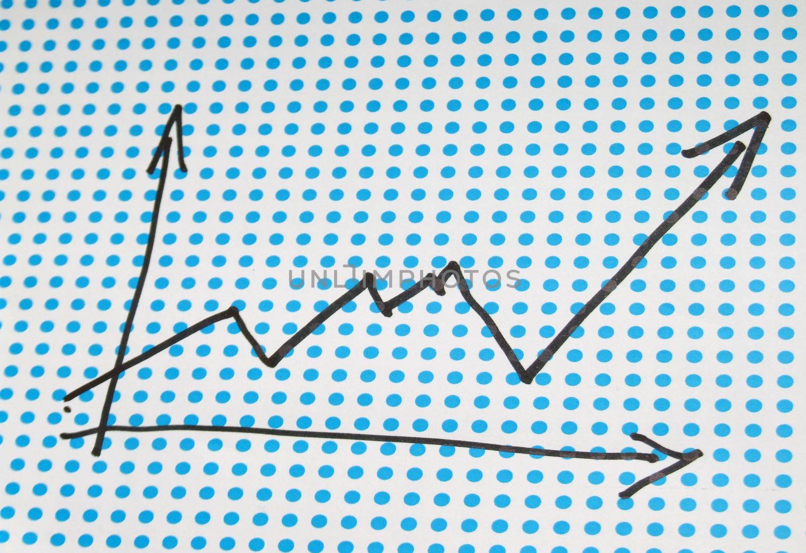 stock graph drawing by dotshock