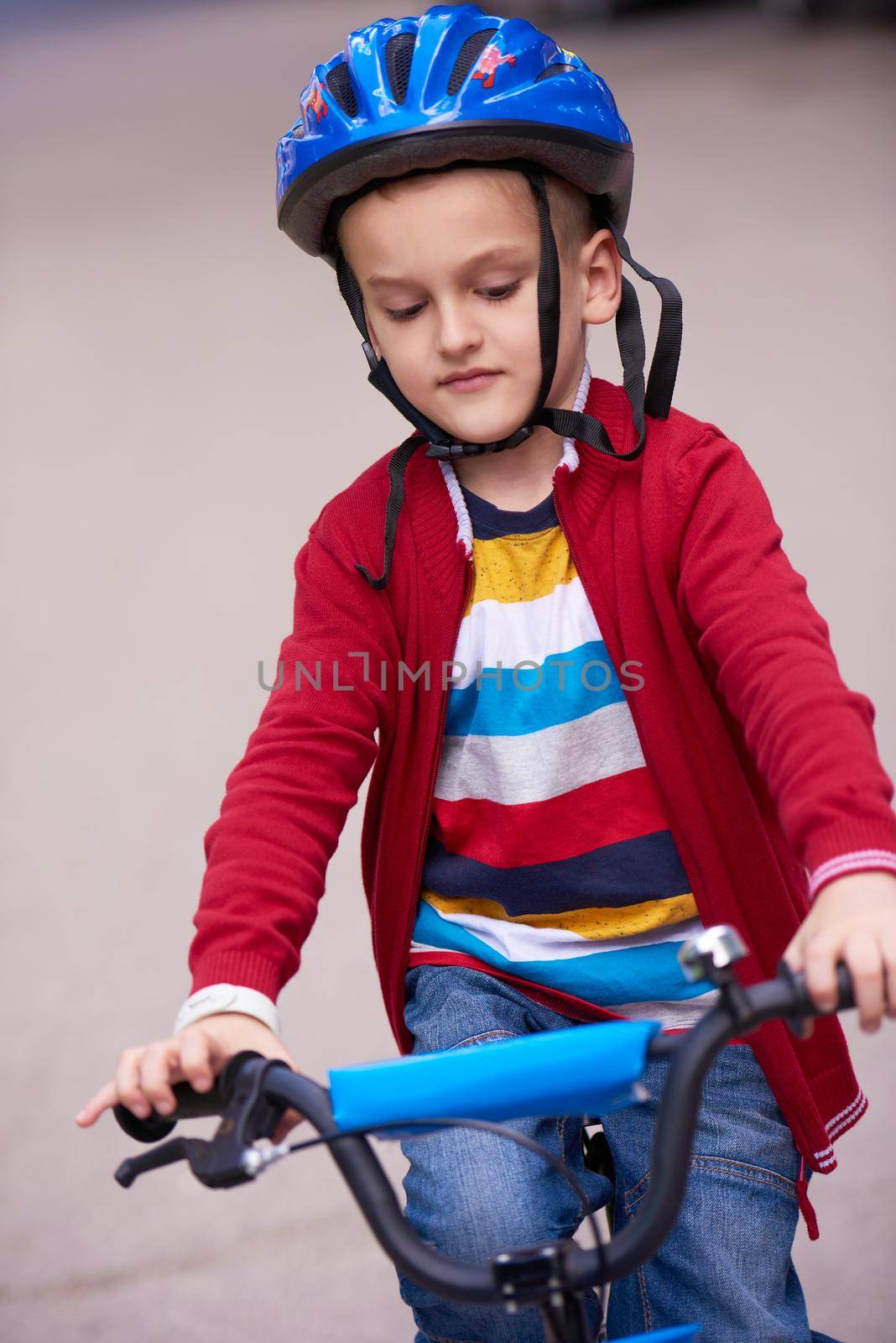 boy on the bicycle at Park by dotshock