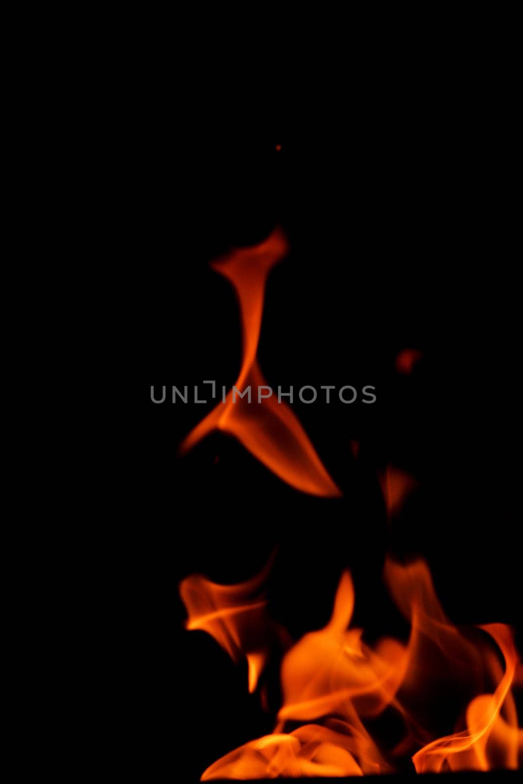 fire flame background pater frame on black background