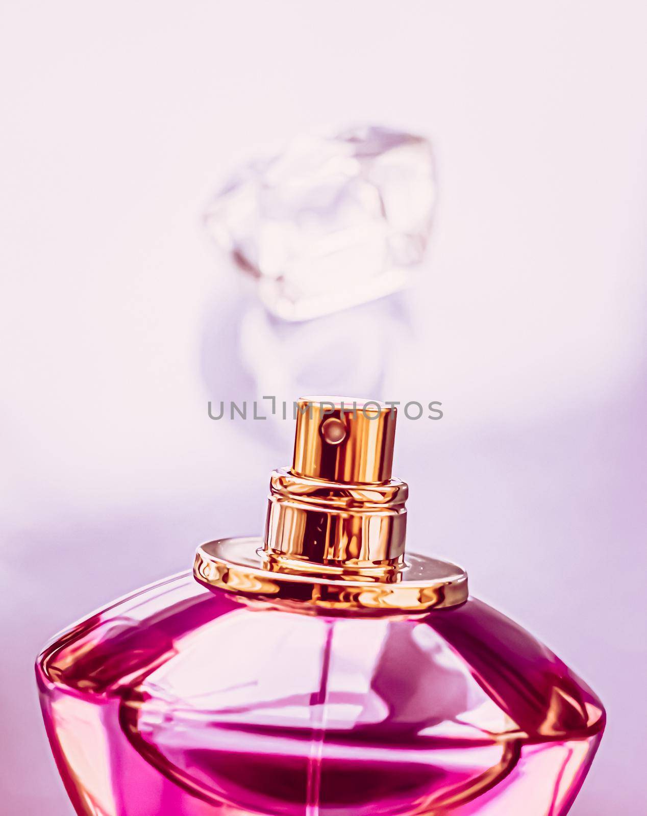 Womens perfume, pink cologne bottle as vintage fragrance, eau de parfum as holiday gift, luxury perfumery brand present.