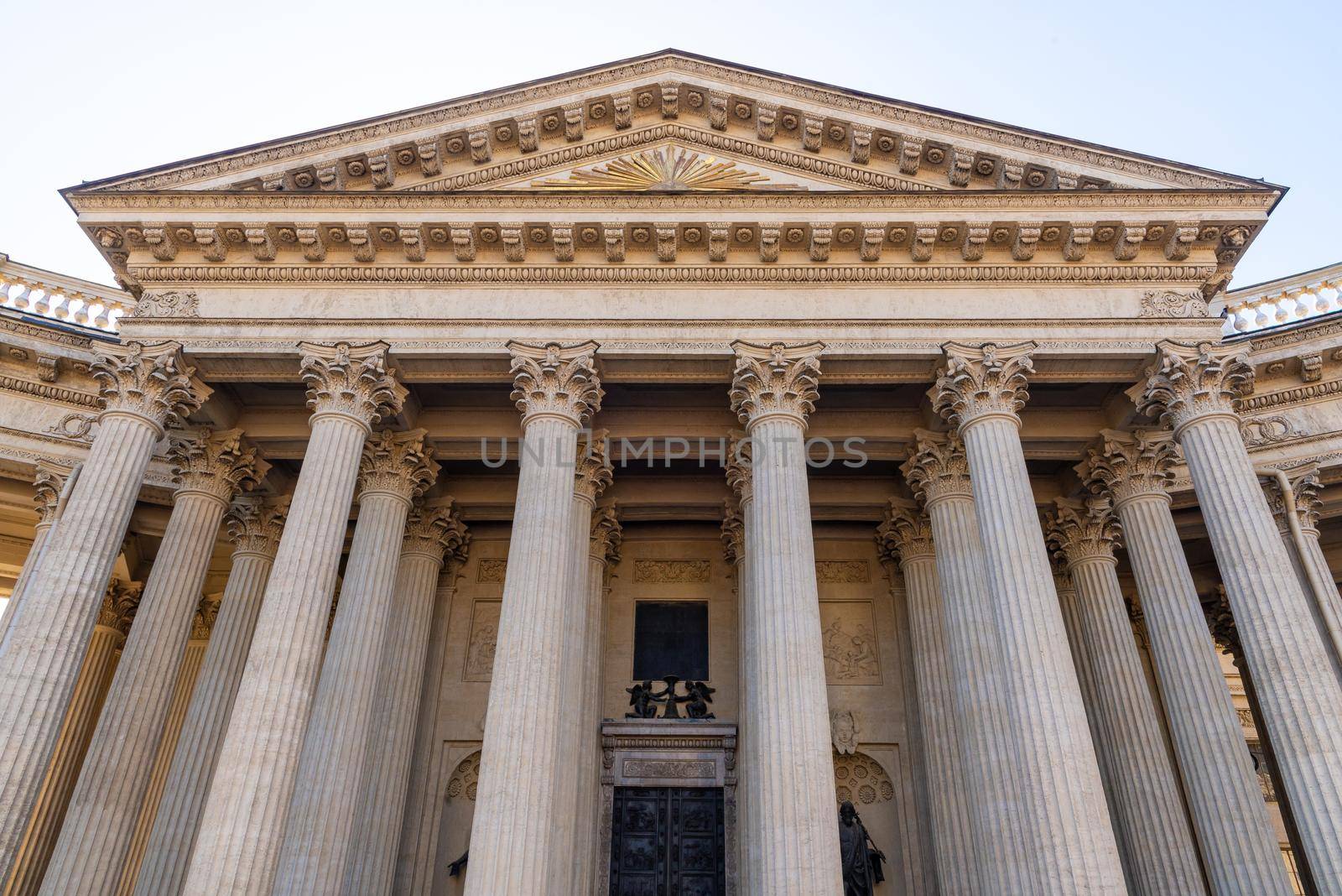 Kazan Cathedral beautiful ancient architecture landmark of Saint Petersburg,Russia