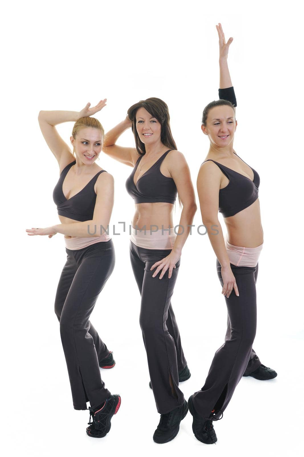 woman fitness group by dotshock