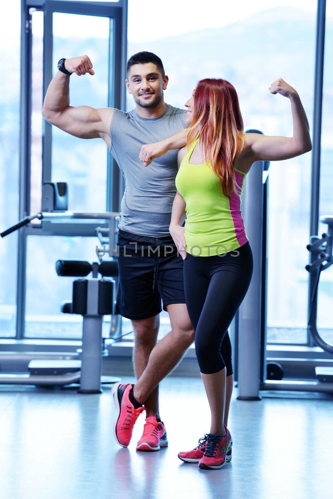 couple at the gym by dotshock