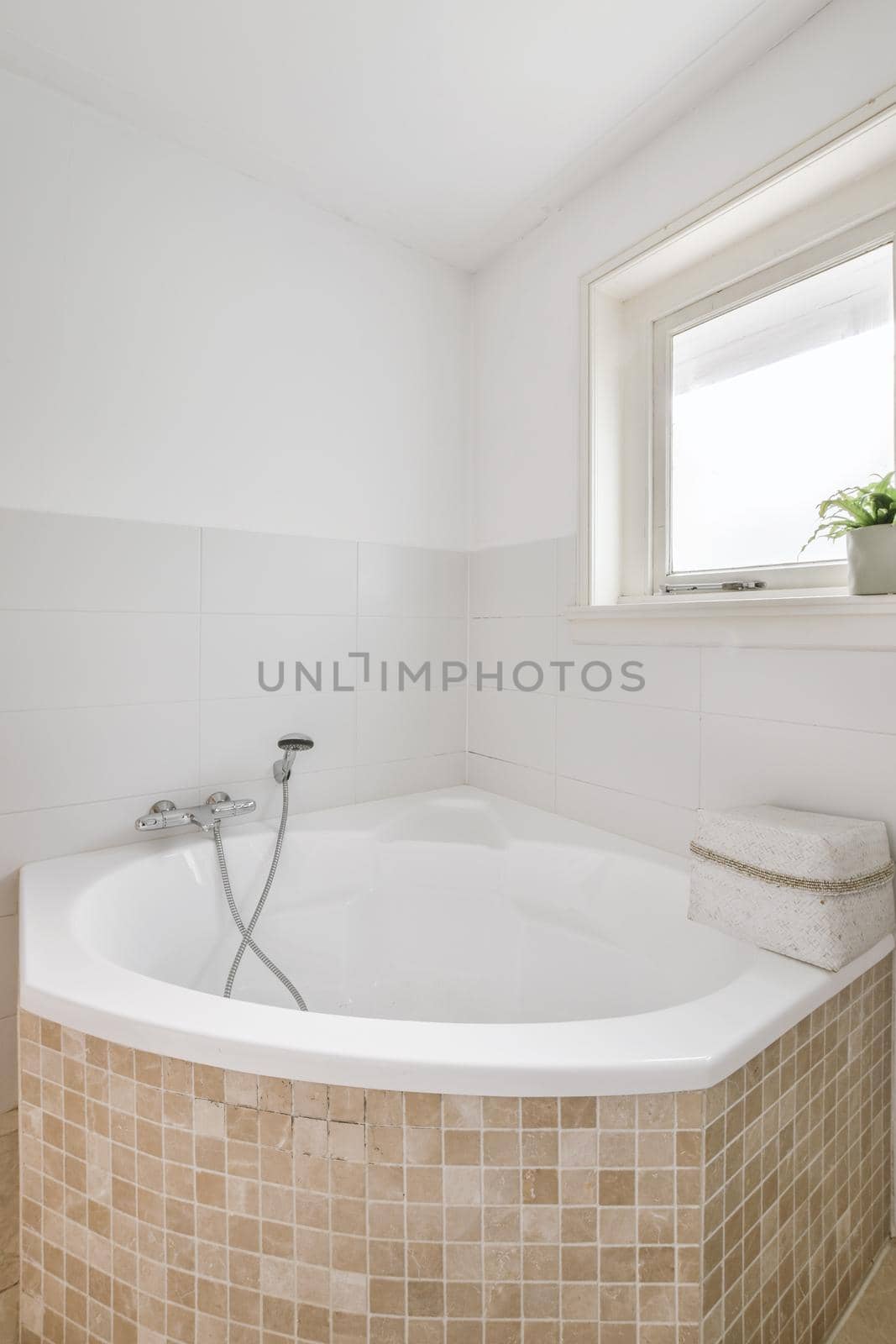 Bright elegant bathroom by casamedia
