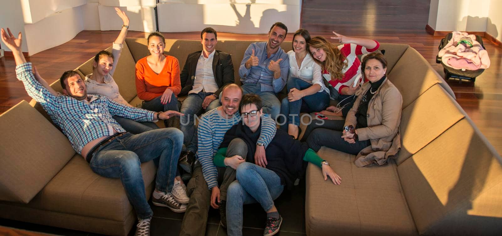 business people team on meeting by dotshock