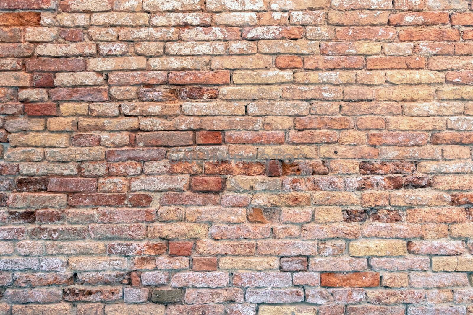 Background of old vintage brick wall. Old brick wall texture background.