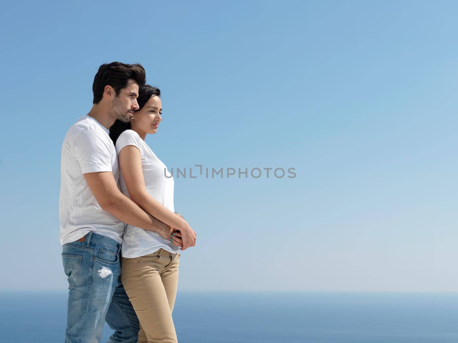 happy young romantic couple have fun arelax  relax at home by dotshock