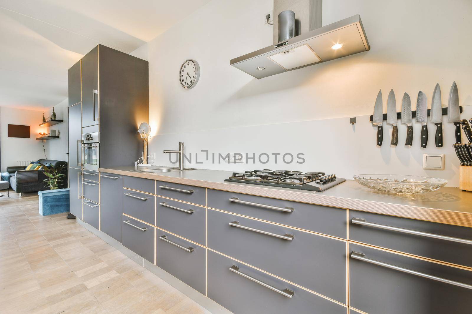 Stylish interior design of a modern kitchen