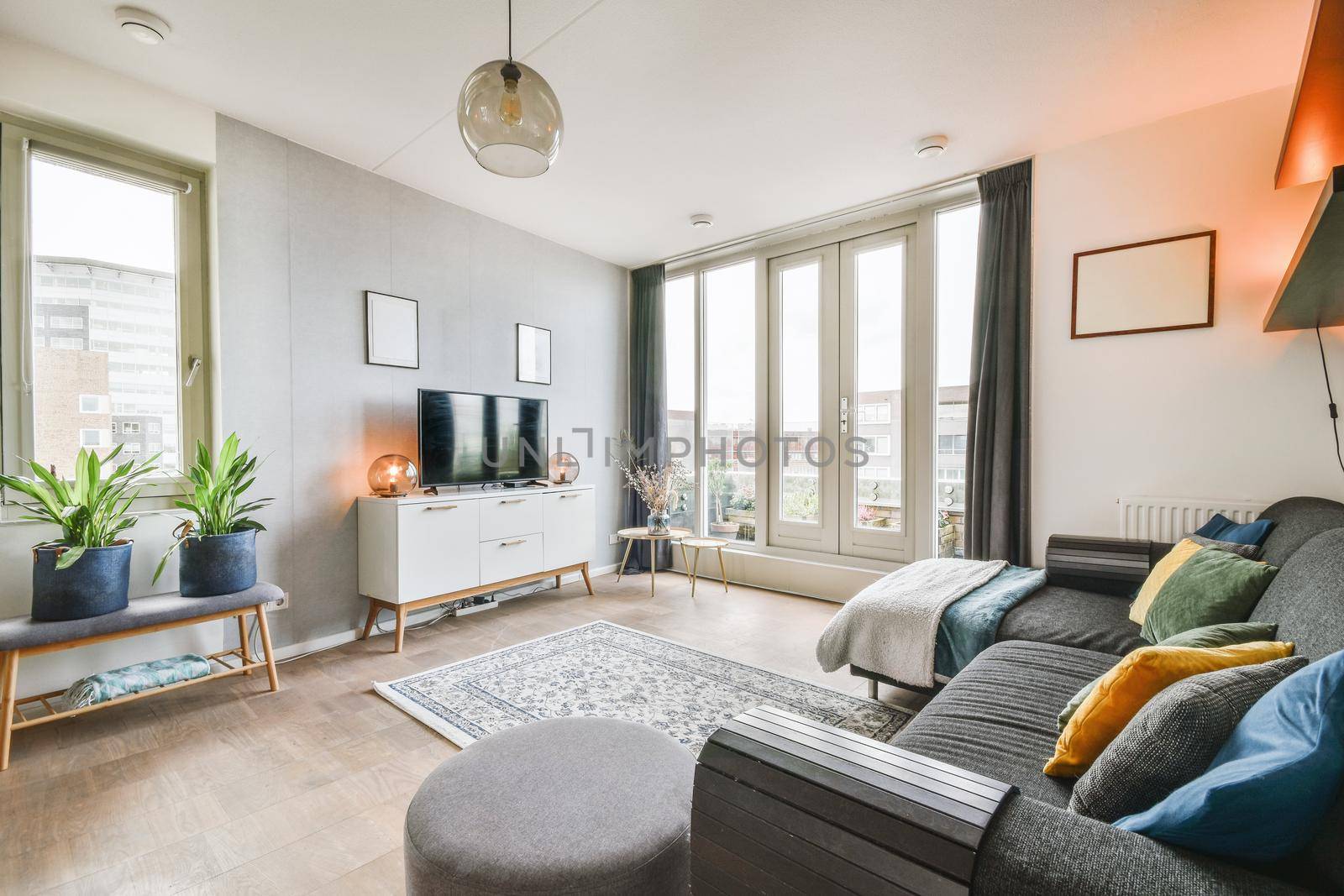 Interior design of a stylish living room