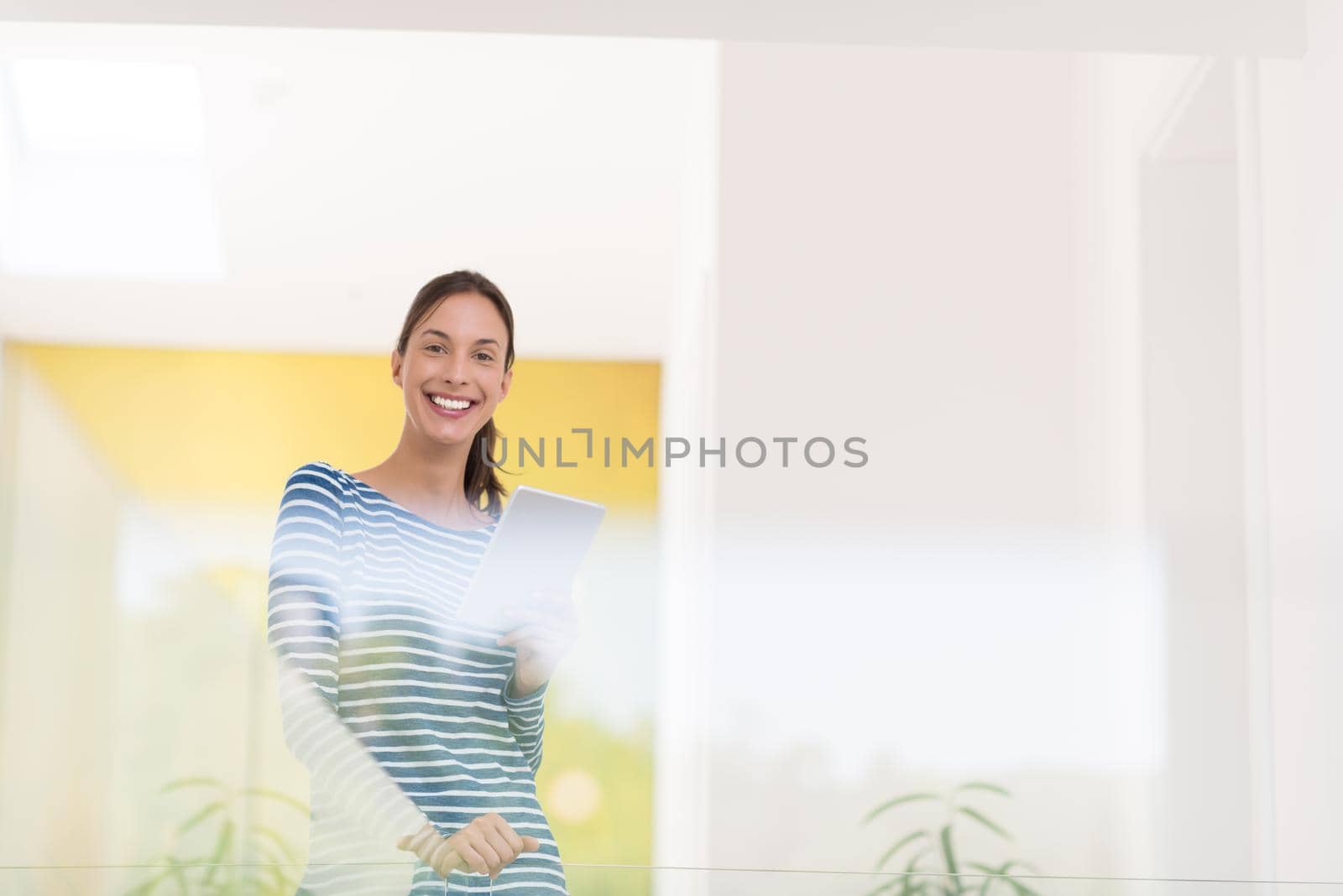 young woman at home websurfing by dotshock