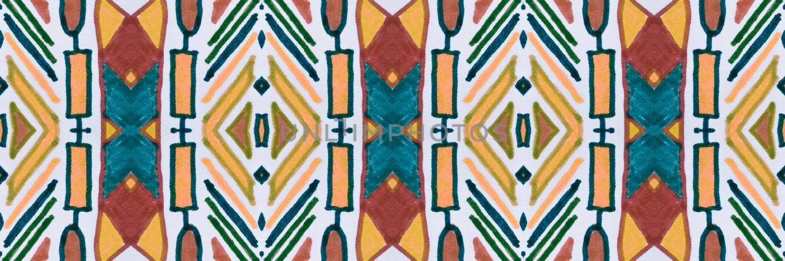 Geometric ethnic print. Grunge navajo texture. Abstract tribal illustration. Traditional american indian ornament. Seamless ethnic pattern. Mexican textile design. Hand drawn native background.