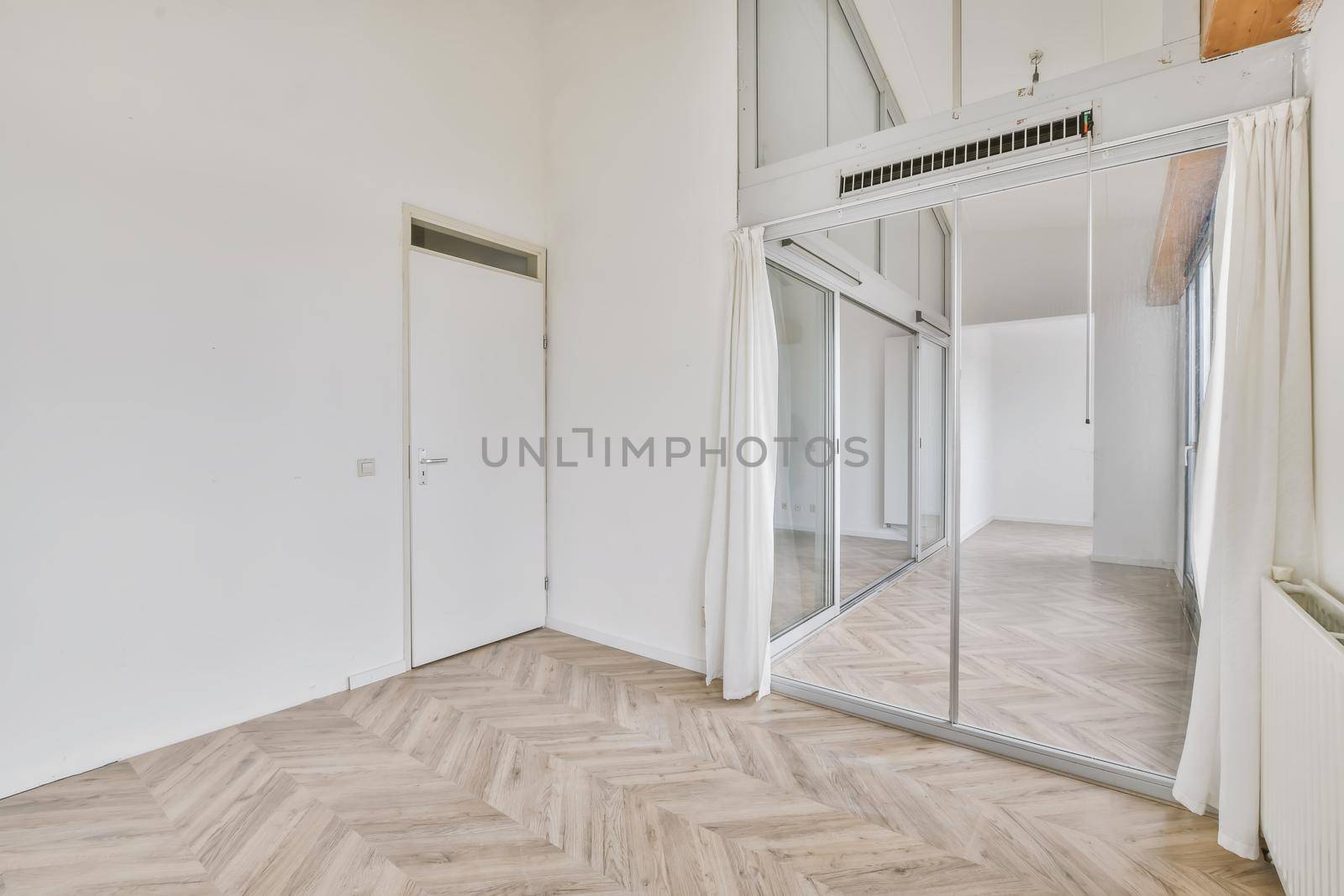 Interior of a spacious room in a luxury house