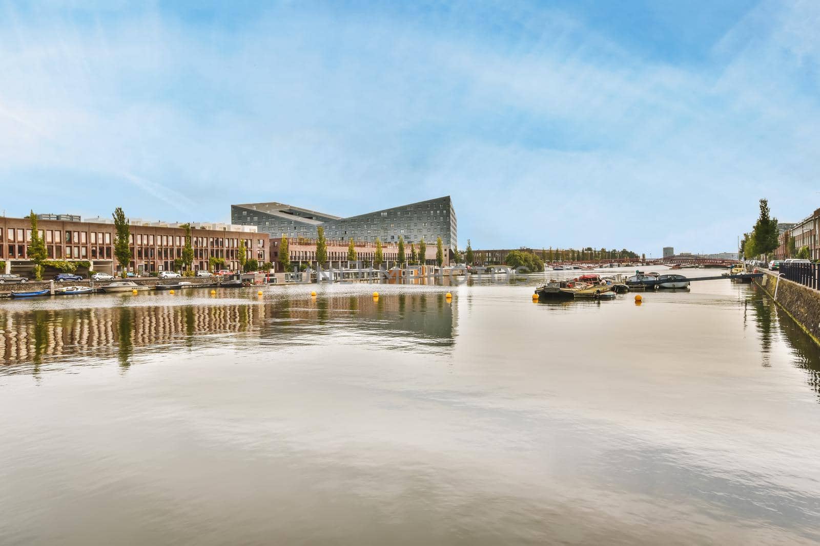 Amazing view of a chic architectural building