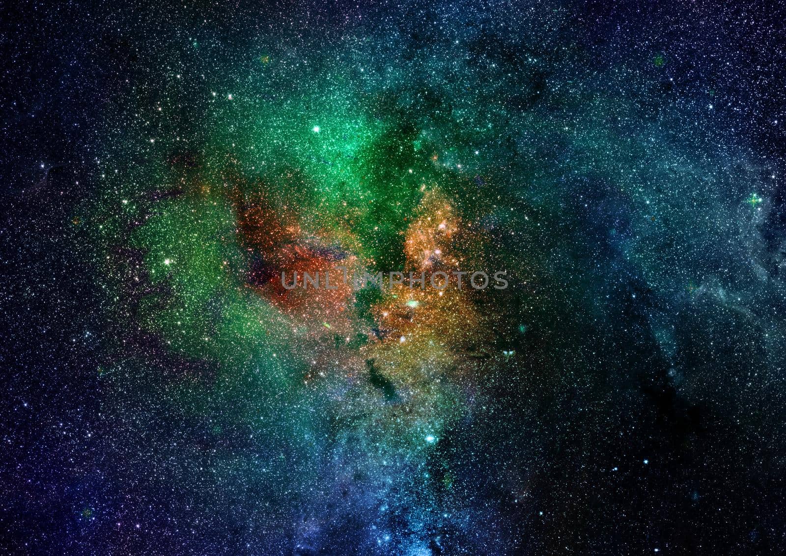 Star field in space a nebulae and a gas congestion. Elements of this image furnished by NASA.