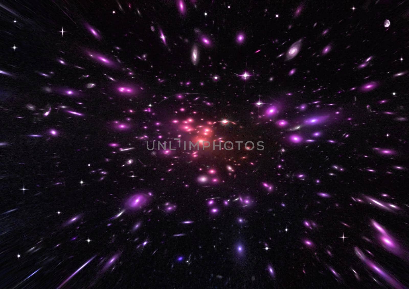 Small part of an infinite star field of space in the Universe. Elements of this image furnished by NASA.