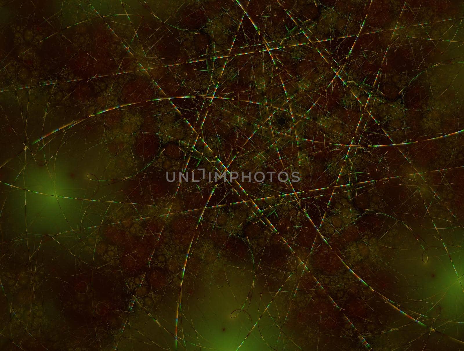 Imaginatory lush fractal texture image abstract background