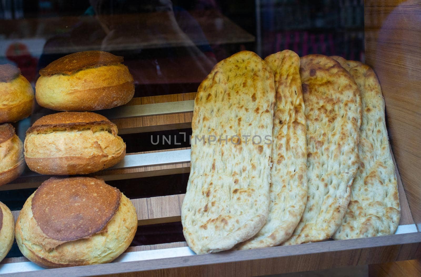 Traditional Turkish style made bread loaf