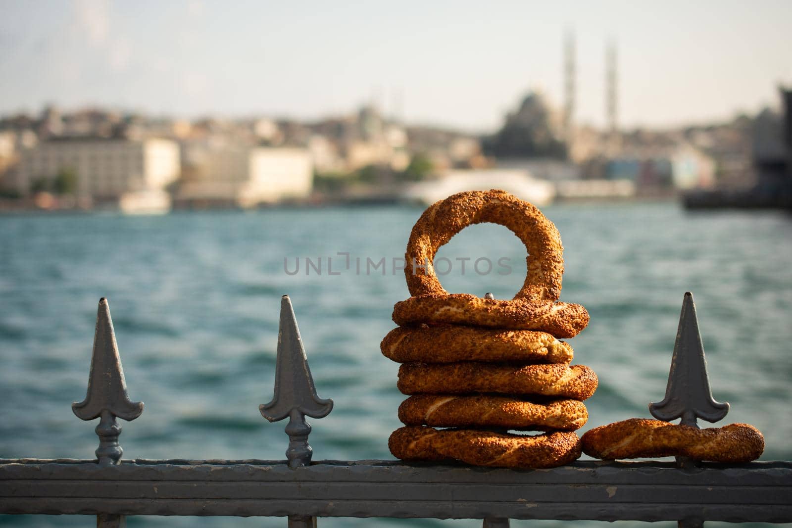 Turkish simits/bagels in the view by berkay