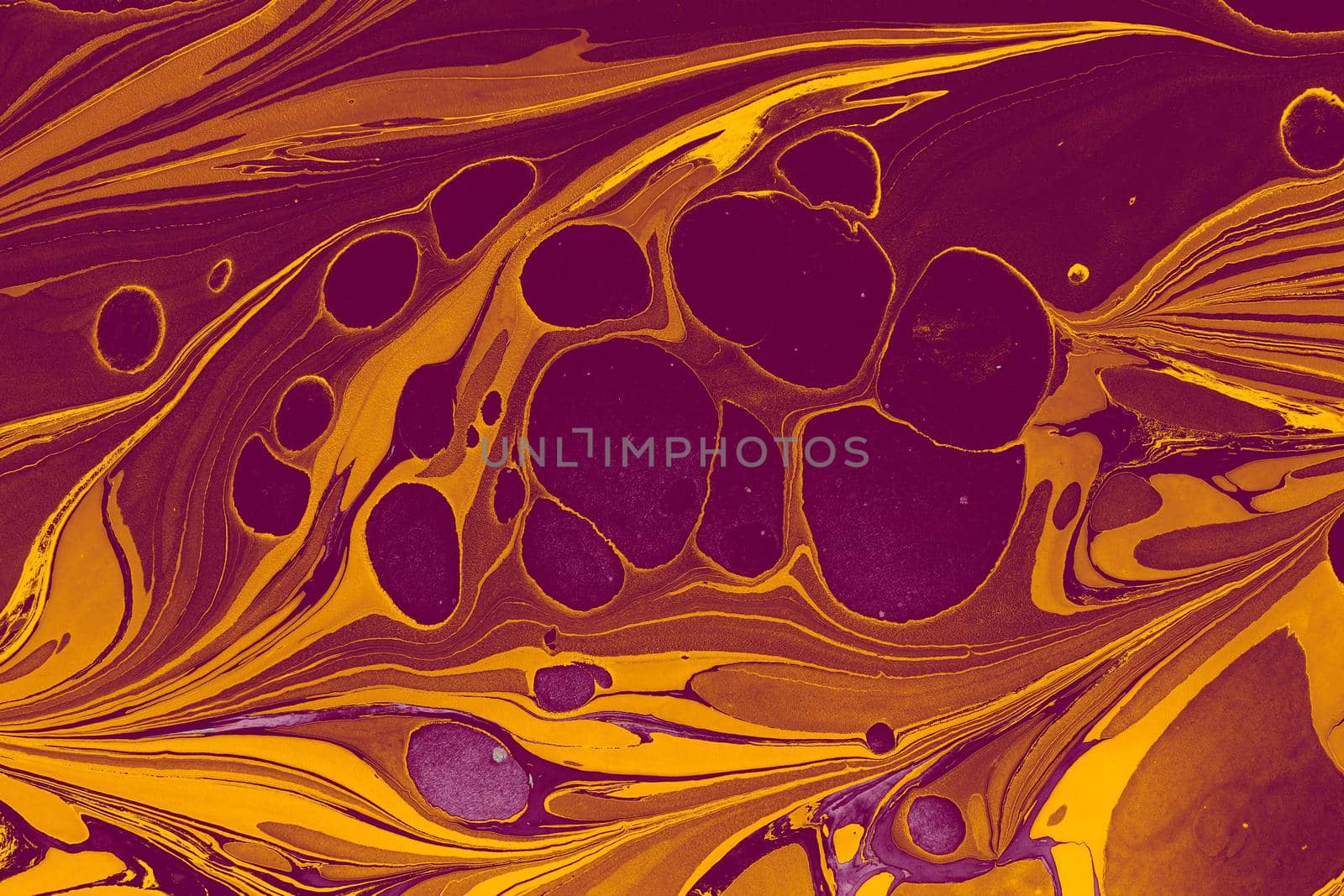 Ebru marbling handmade art, traditional Ebru technique. abstract background of marble liquid ink art