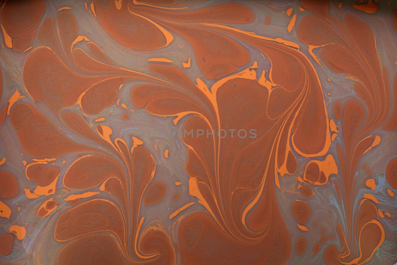 Ebru  marbling with floral patterns. Unique art  marbling  texture  background by berkay