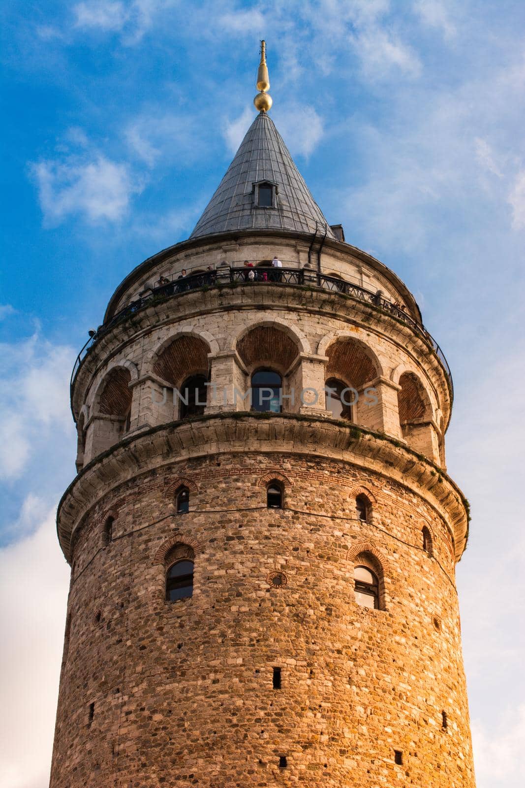  Galata Tower from ancient  times in Istanbul by berkay