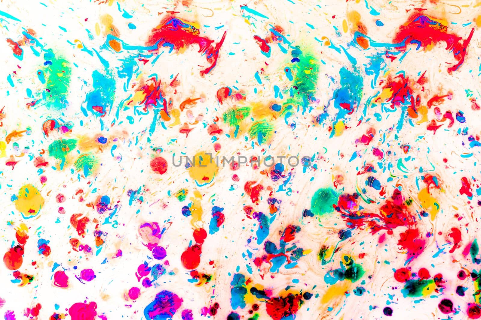 Abstract grunge art background texture with colorful paint splashes by berkay