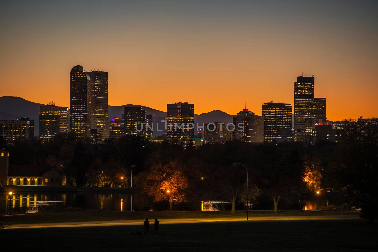 Denver The Capital of Colorado, American Metropolis Located in the South Platte River Valley. United States of America.