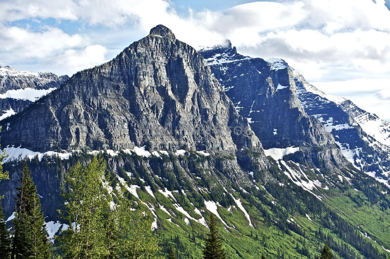 Montana Rocky Mountains - Scenic Montana, USA. Glacier National Park. Nature Photo Collection. by welcomia