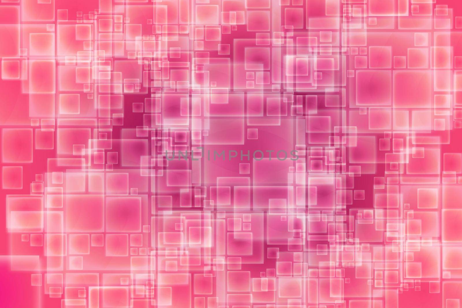 Boxy Pink Background Design. Glowing Boxes Background. 