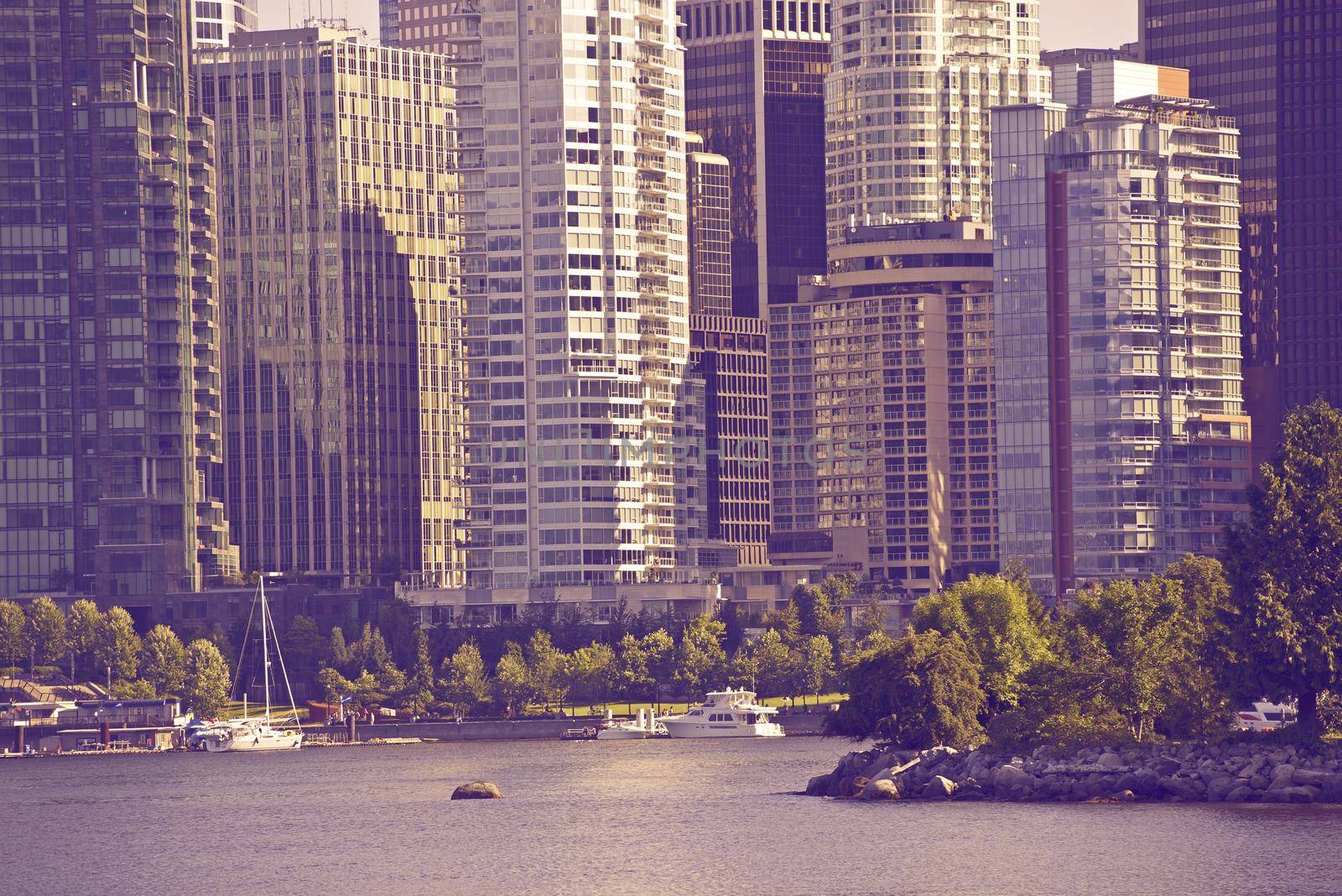 Vancouver in Ultraviolet Color Grading. Vancouver, Canada. Cities photo Collection.
