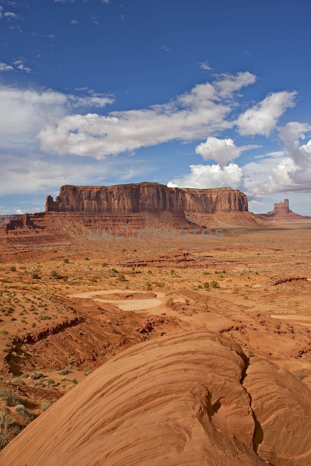 Arizona Desert Landscape and Monuments Valley. Nature Photo Collection.