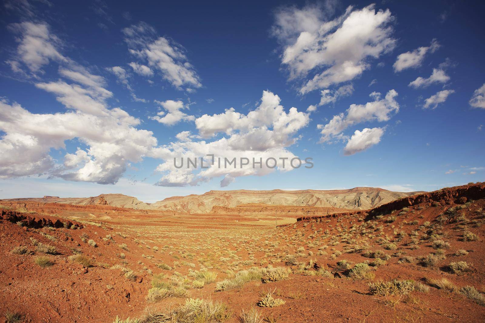 Mexican Hat Utah. Raw Mexican Hat Desert Landscape. Southern Utah State, United States. 