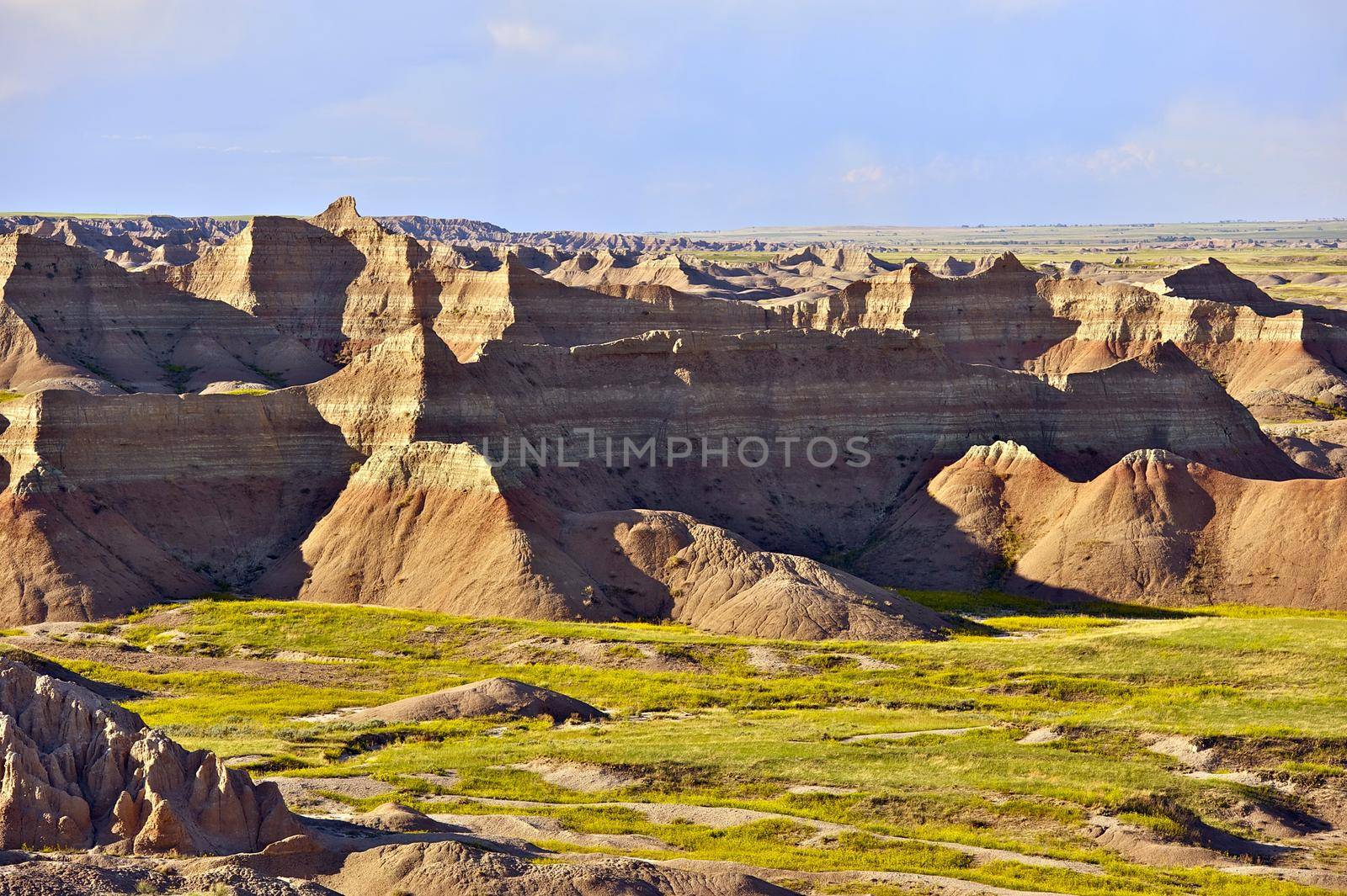 Badlands National Park, South Dakota USA. Badlands Scenery. South Dakota Photography Collection. by welcomia