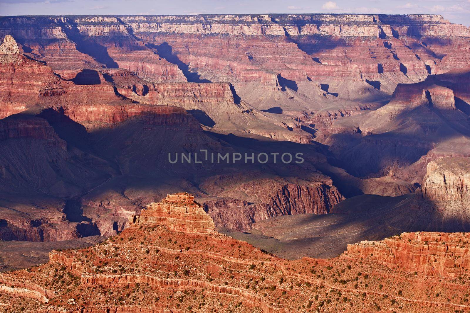 Scenic Grand Canyon Landscape in Summer Day. Panoramic Grand Canyon High Resolution Photography. Arizona Photo Collection. by welcomia
