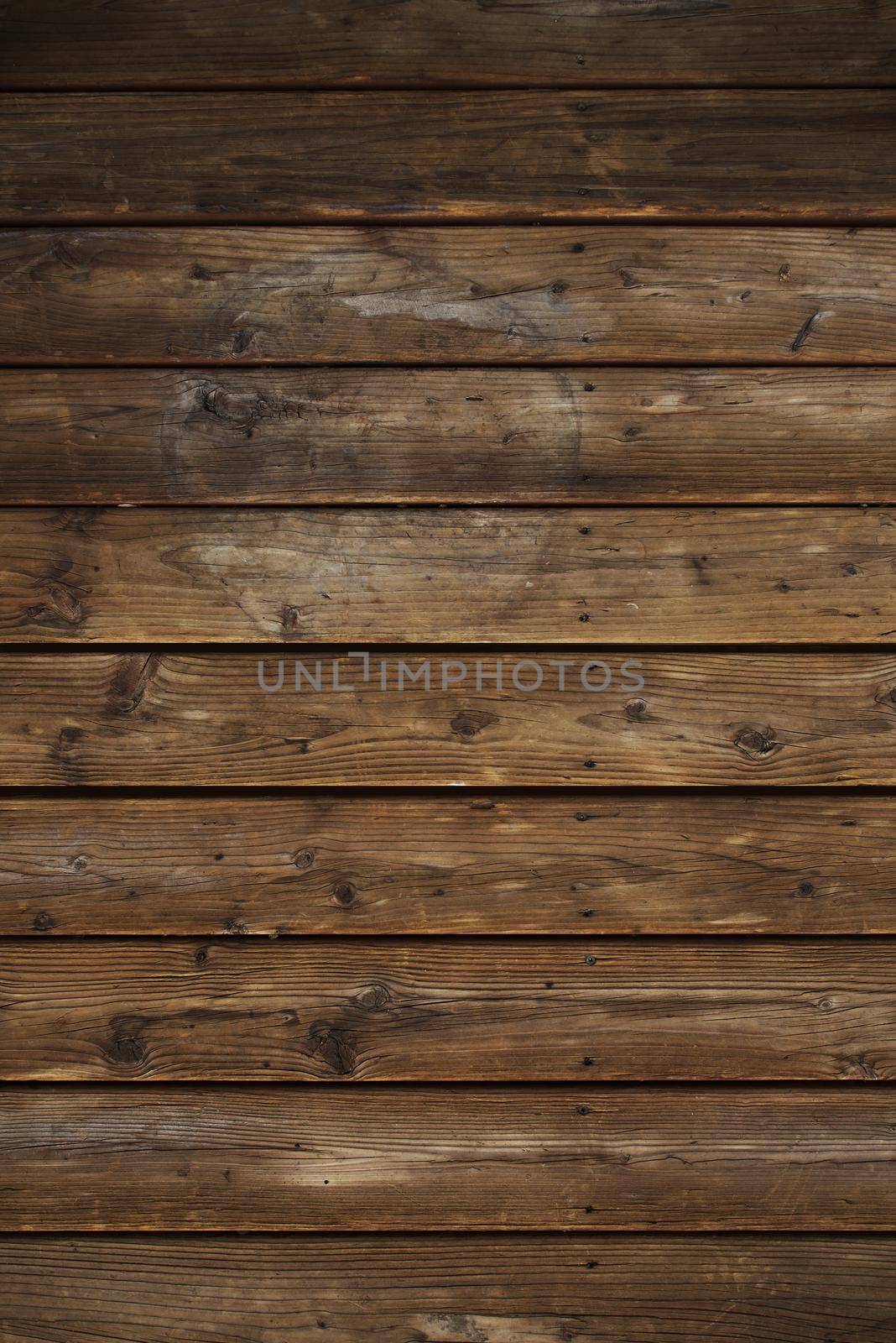 Vintage Horizontal Wood Planks Background. by welcomia