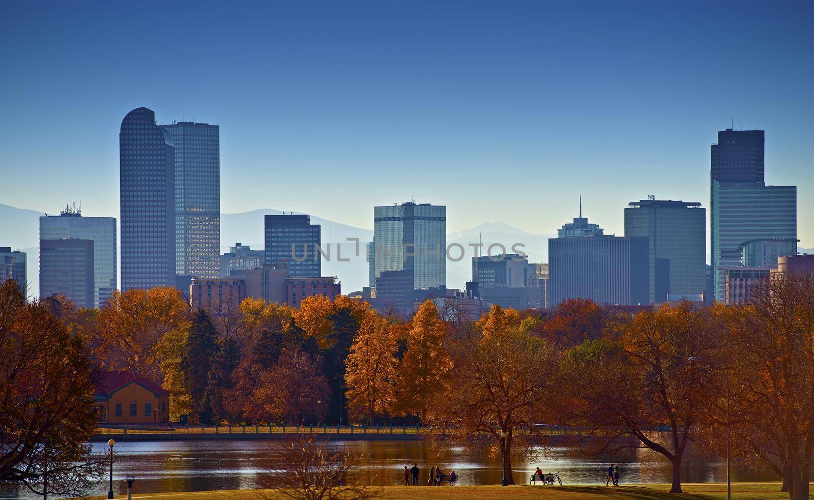 City of Denver Skyline. City Park Landscape. Capital of the U.S. State of Colorado. American Cities Photo Collection. by welcomia