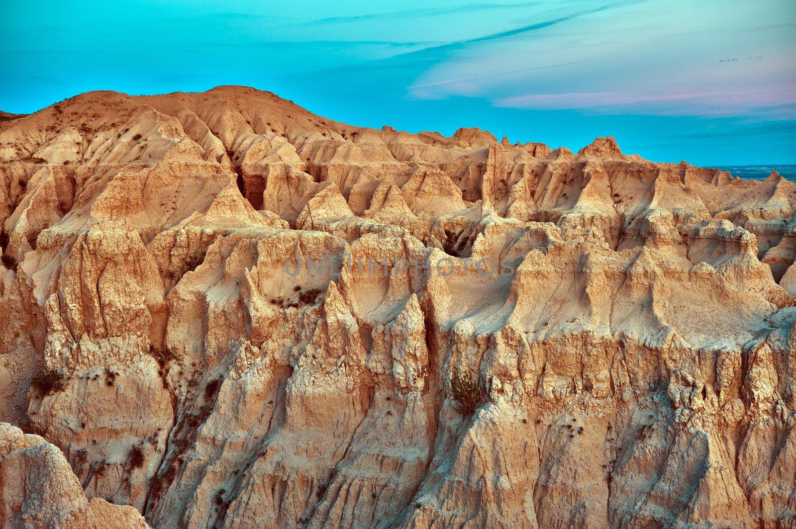 Badlands Erosion - HDR Photography. Badlands Scenic, South Dakota, USA. U.S. National Parks Photo Collection. by welcomia