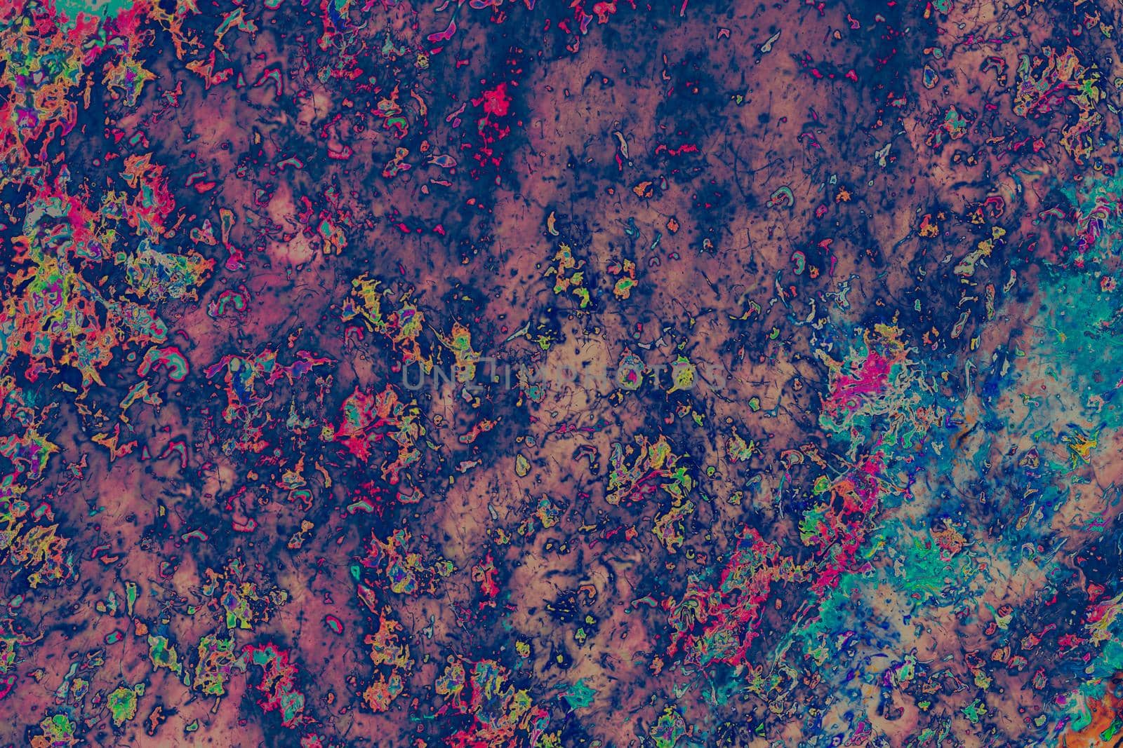 Abstract grunge art background texture with colorful paint splashes by berkay