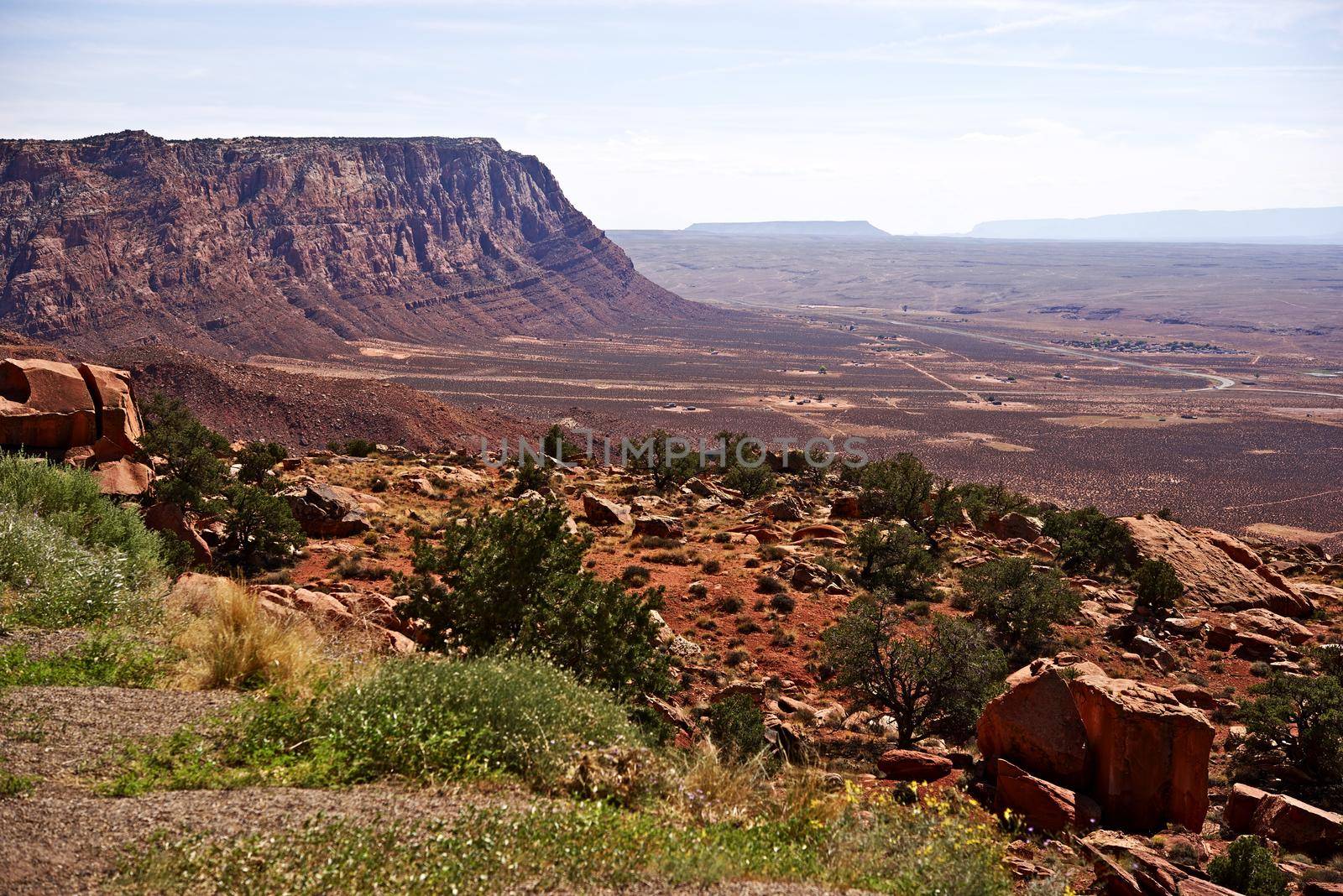 Northern Arizona Navajo Reservation Lands. Scenic Arizona Raw Landscape. Canyons and Valley. by welcomia