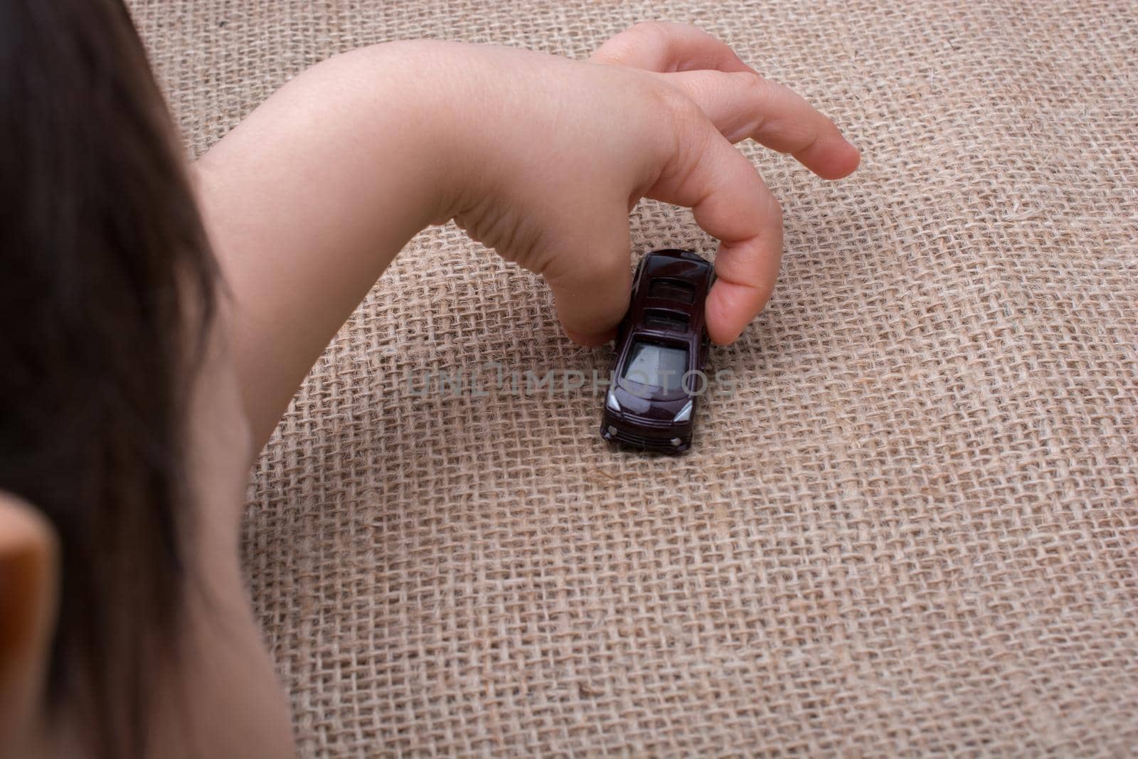 Toy car as a transportation devices in hand  by berkay