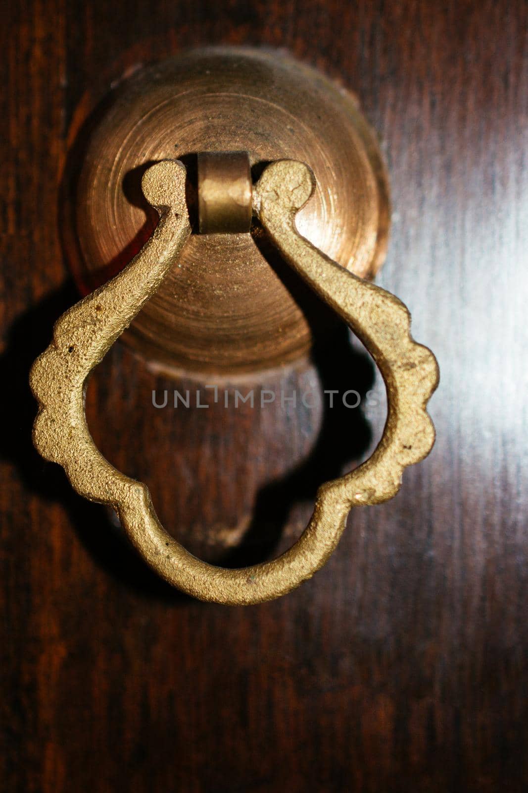 Old Handmade ottoman door handle made of metal