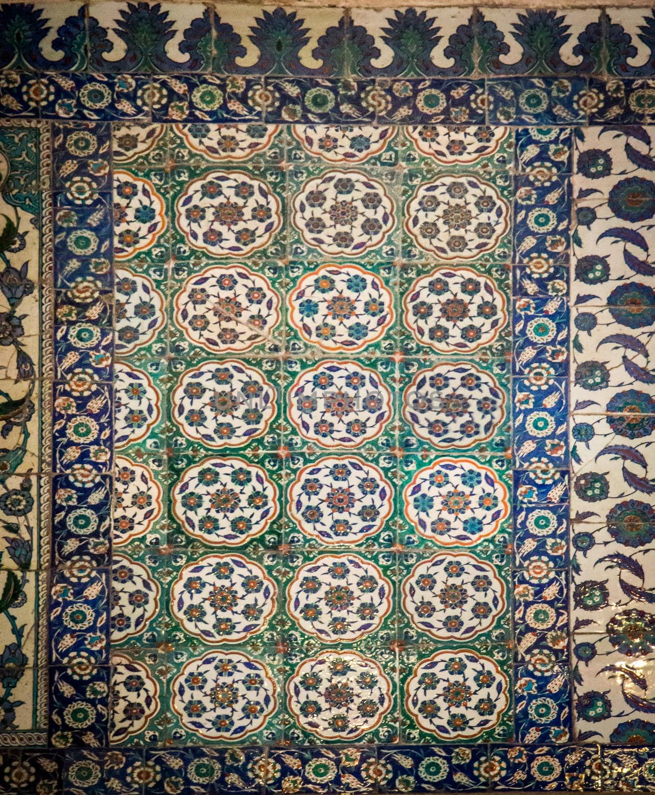  Ottoman ancient Handmade Turkish Tiles by berkay