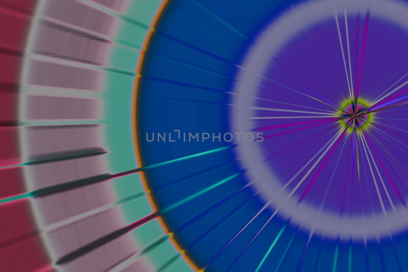 Colorful abstract background with circular lines