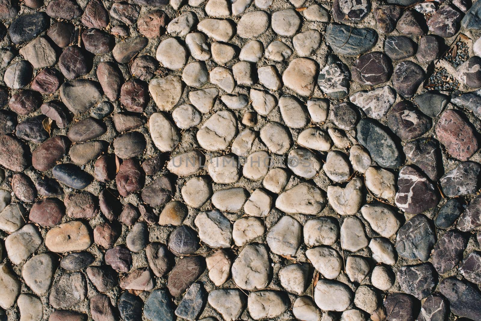 Background texture consist of full of little pebbles