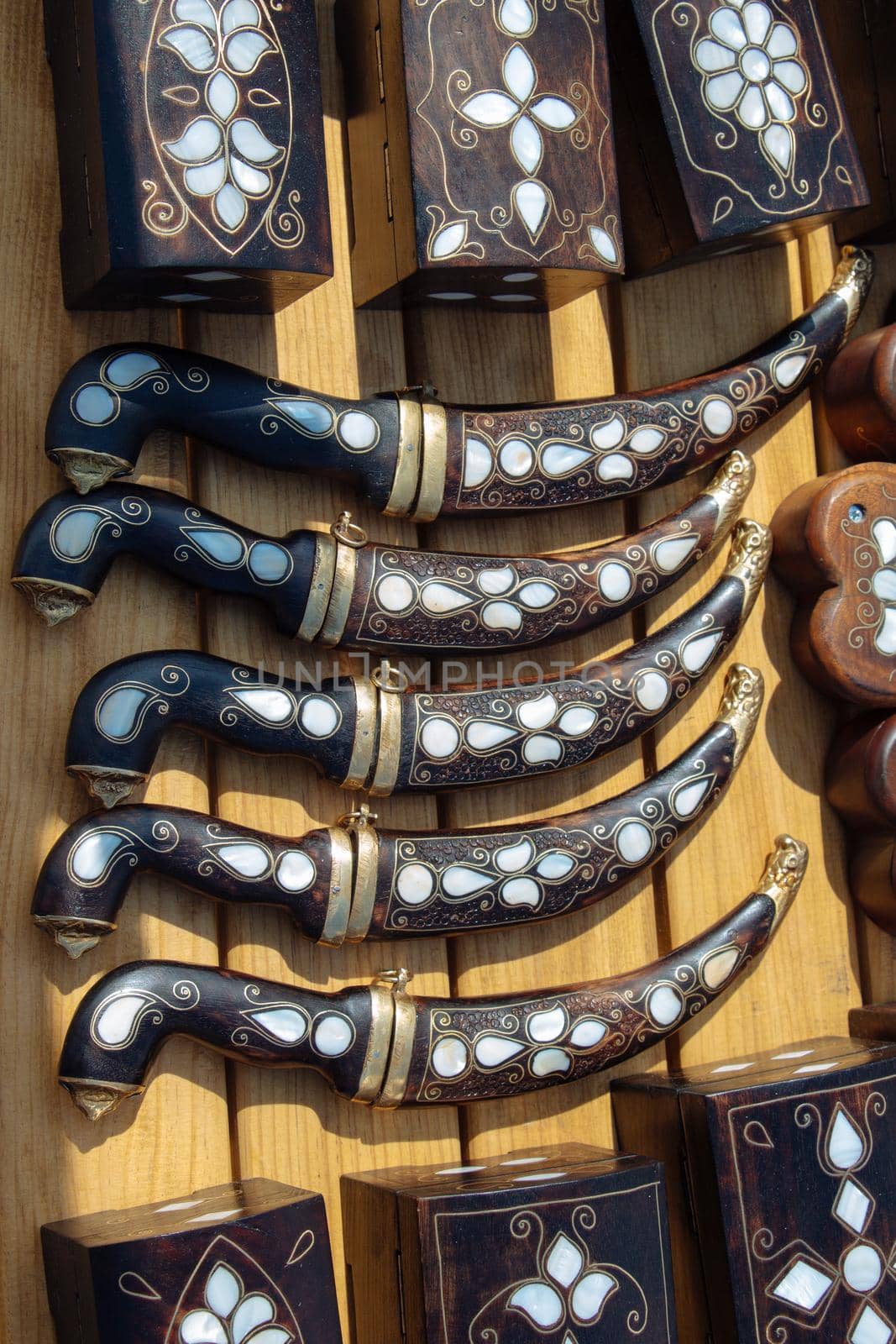 Turkish style daggers with mother of pearl inlays by berkay