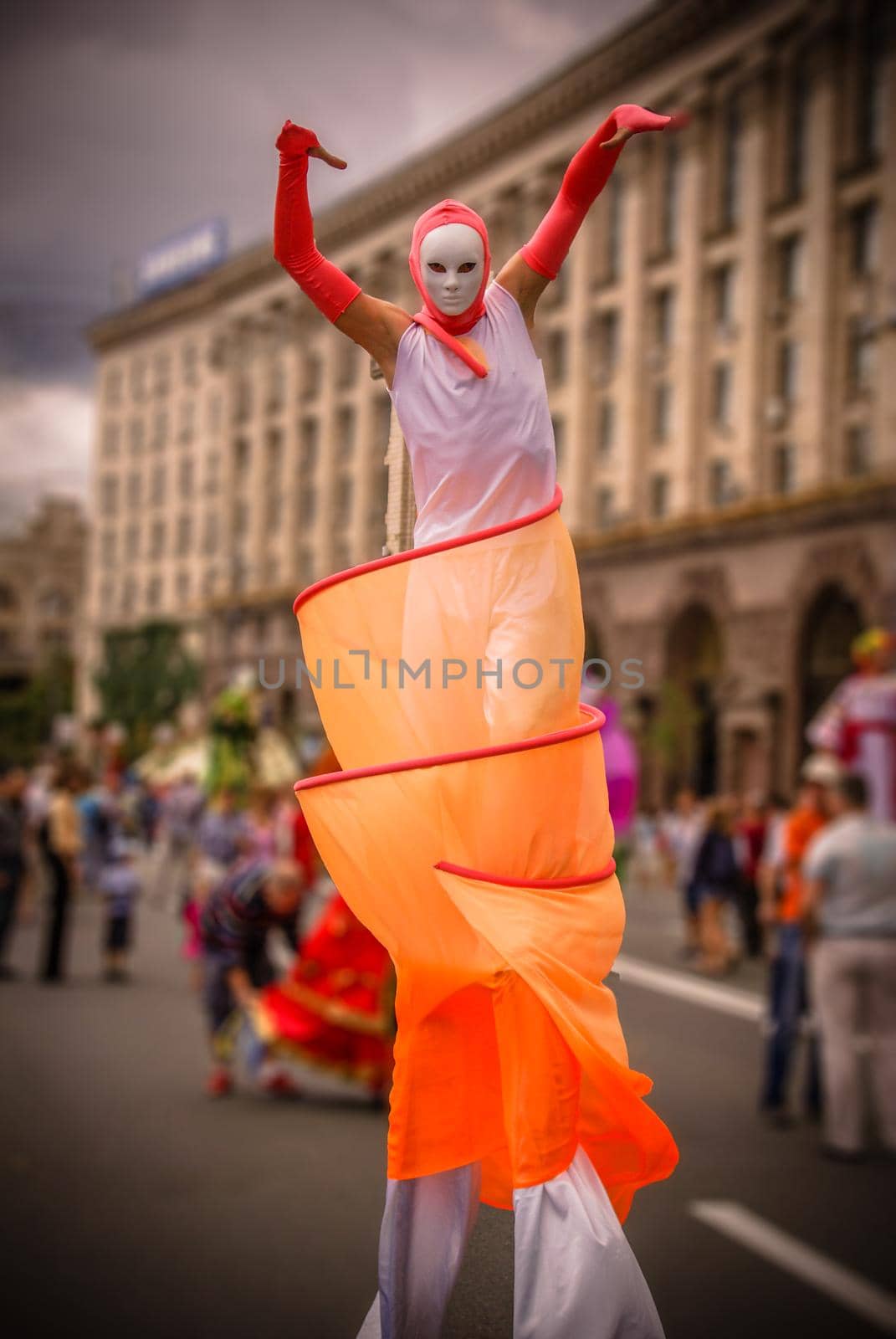 Costume parade in Khreshchatyk street in Kiev by berkay
