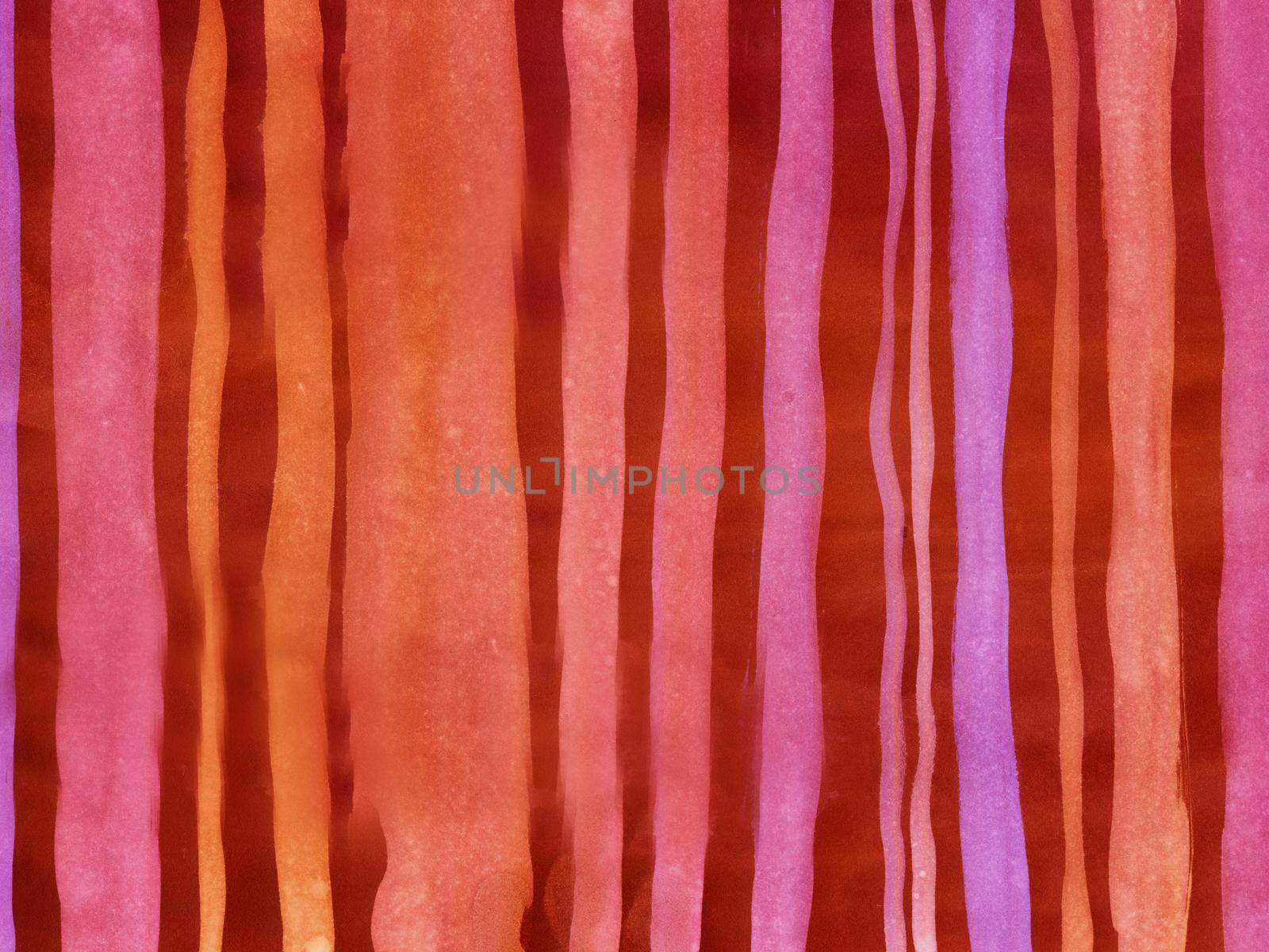 Colored Hand Drawn Watercolor Abstract Background with Stripes. by Rina_Dozornaya