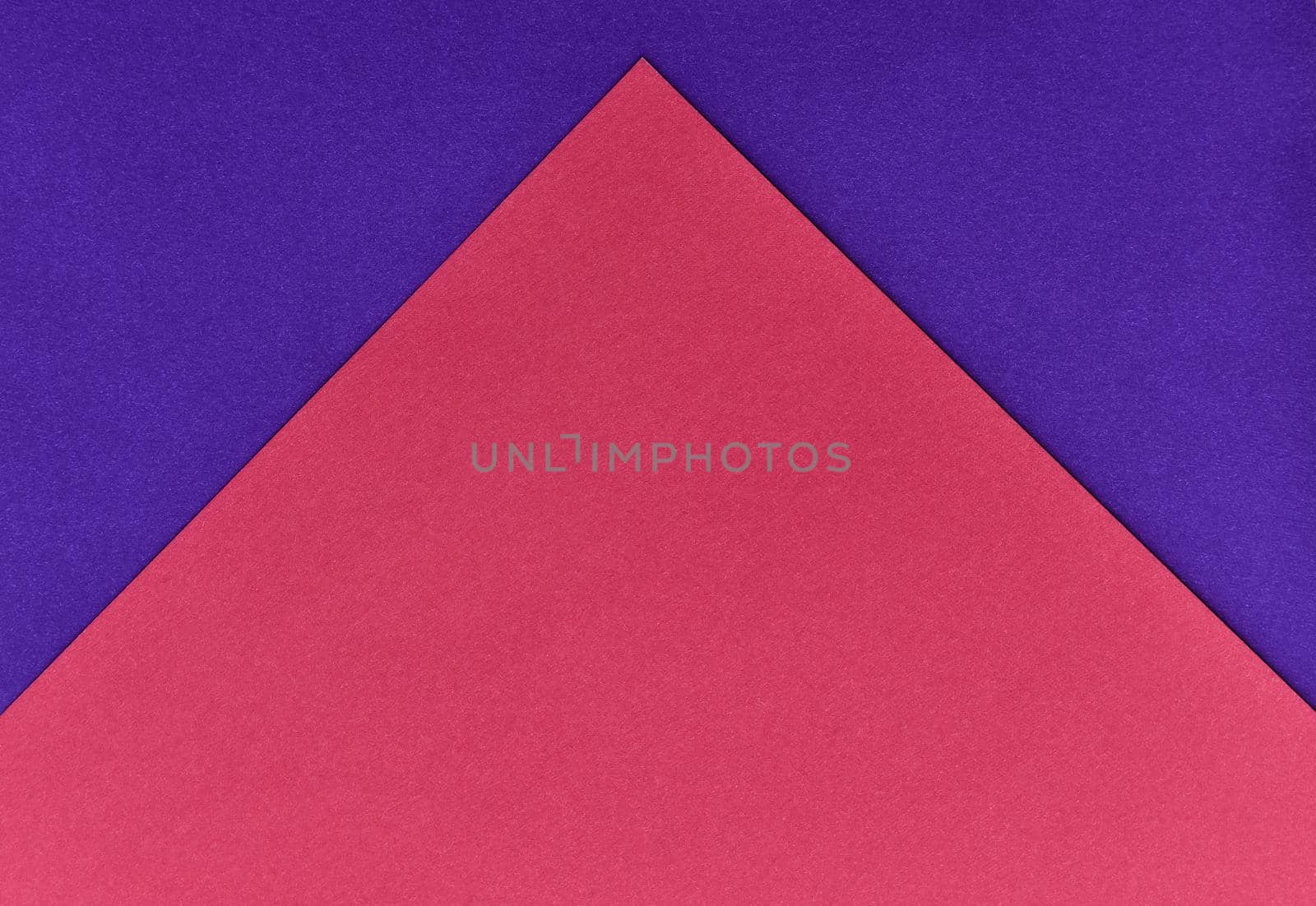 abstract geometric paper background. violet and red trendy colors. The backdrop for an invitation card, greeting card or web design. Creative copy space, flat lay by karpovkottt