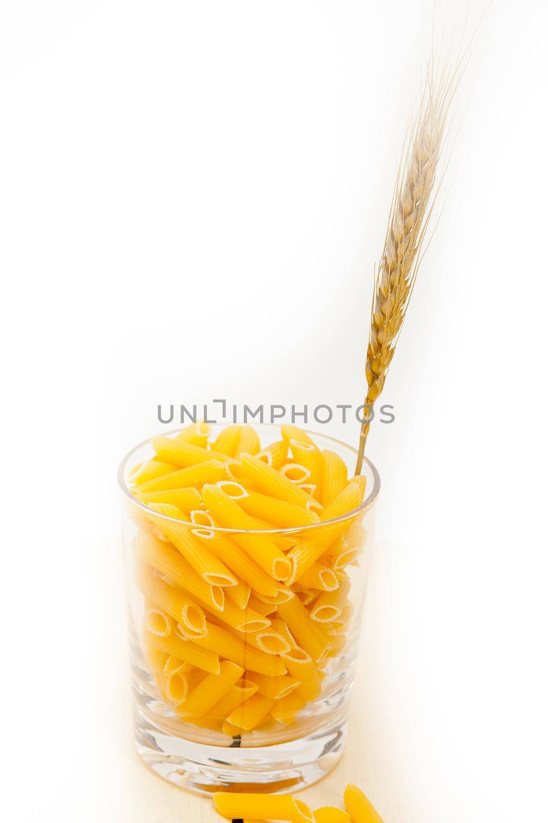 Italian pasta penne with wheat by keko64